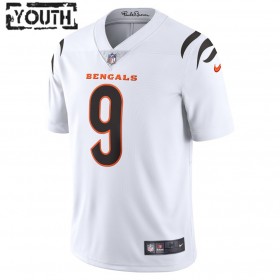 Lasten Cincinnati Bengals NFL Pelipaita Joe Burrow 9 Nike Valkoinen 2021 NFL Draft